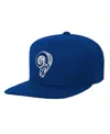 Mitchell & Ness Big Boys And Girls  Royal Los Angeles Rams Gridiron Classics Ground Snapback Hat In Royal