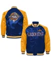 Mitchell & Ness Big Boys And Girls Navy 2000 Nba All-star Game Satin Lightweight Raglan Full-snap Jacket In Navy