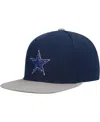 Mitchell & Ness Big Boys And Girls Navy/silver Dallas Cowboys Two-tone Snapback Hat In Navy,silver