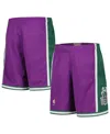 Mitchell & Ness Big Boys And Girls Purple Milwaukee Bucks Hardwood Classics Swingman Shorts In Purple