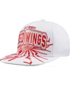 Mitchell & Ness Big Boys And Girls White Detroit Red Wings After Shock Snapback Hat In White