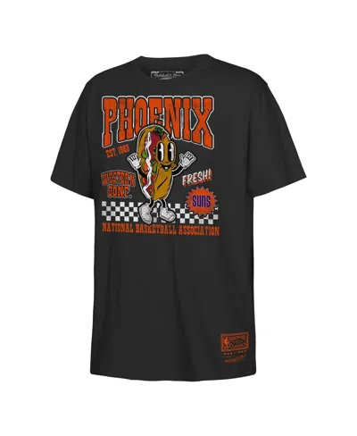 Mitchell & Ness Kids' Big Boys And Girls Black Phoenix Suns Concession Food Character T-shirt