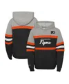 Mitchell & Ness Big Boys Black Philadelphia Flyers Head Coach Pullover Hoodie In Black