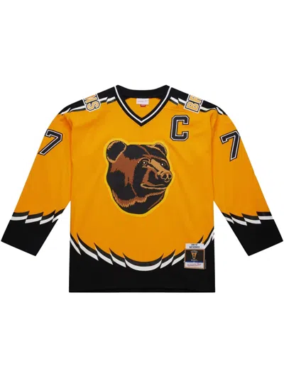 Mitchell & Ness Boston Bruins 1996/97 Ray Bourque Alternate Jersey In Yellow