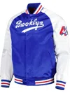 Mitchell & Ness Brooklyn Dodgers Jackie Robinson Legends Jacket In Blue