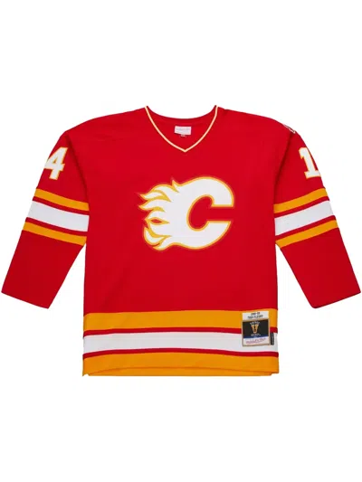 Mitchell & Ness Calgary Flames 1988/89 Theo Fleury Power Play Jersey In Red