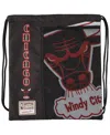 Mitchell & Ness Chicago Bulls Hardwood Classicsâ Team Logo Cinch Bag In Black