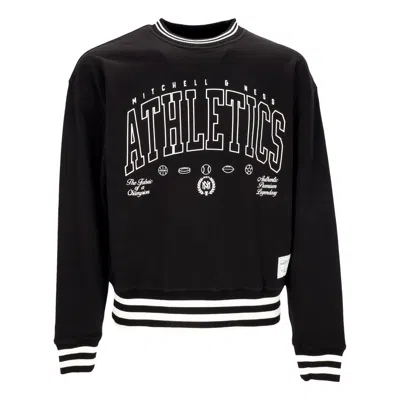 Mitchell & Ness Classics Heavyweight Crewneck Men's Lightweight Crewneck Sweatshirt Black