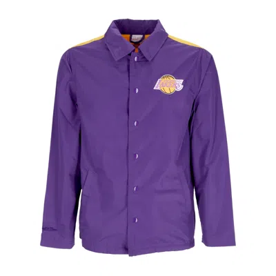 Mitchell & Ness Coach Jacket Men's Nba Big Face Coach Jacket 5.0 Hardwood Classics Loslak Purple