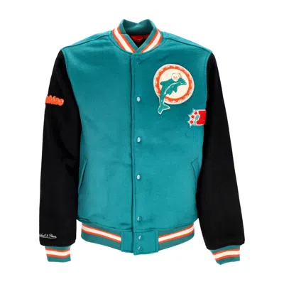 Mitchell & Ness College Jacket Men's Nfl Team Legacy Varsity Jacket Miadol Teal/black