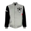 Mitchell & Ness College Jacket Men's Nfl Team Legacy Varsity Jacket Oakrai Black/silver In Black/silver