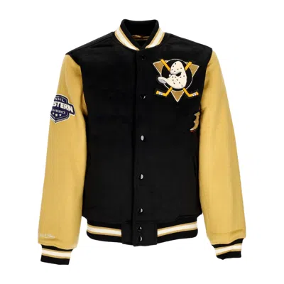 Mitchell & Ness College Jacket Men's Nhl Team Legacy Varsity Jacket Anaduc Black/gold