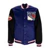 Mitchell & Ness College Jacket Men's Nhl Team Legacy Varsity Jacket Neyran Royal/black In Royal/black