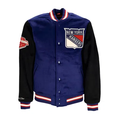 Mitchell & Ness College Jacket Men's Nhl Team Legacy Varsity Jacket Neyran Royal/black