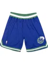 Mitchell & Ness Dallas Mavericks 1998/99 Authentic Shorts In Blue