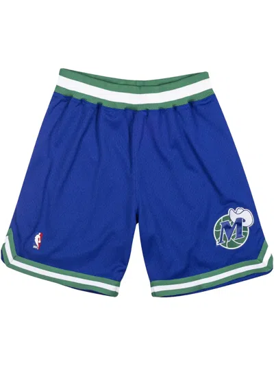 Mitchell & Ness Dallas Mavericks 1998/99 Authentic Shorts In Blue