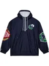 Mitchell & Ness Dallas Mavericks Team 2.0 Jacket In Blue