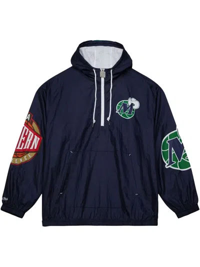 Mitchell & Ness Dallas Mavericks Team 2.0 Jacket In Blue