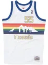 Mitchell & Ness Men's Basketball Tank Top Nba Swingman Jersey Hardwood Classics No 55 Dikembe Mutombo 1991-92 Dennug In White