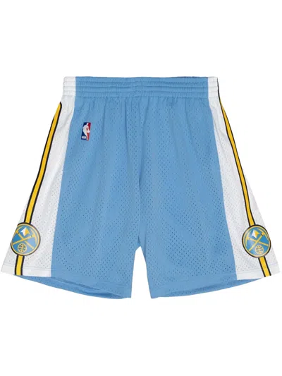 Mitchell & Ness Denver Nuggets 2016/17 Road Swingman Shorts In Blue