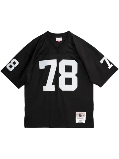 Mitchell & Ness Gridiron Classics Oakland Raiders 1976 Art Shell Legacy Jersey In Black