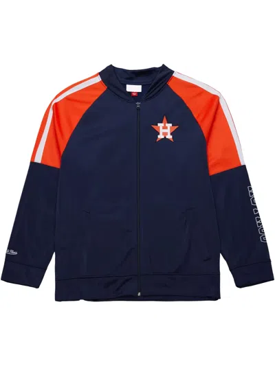 Mitchell & Ness Houston Astros Track Jacket In Blue