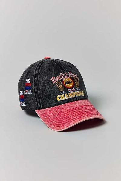 Mitchell & Ness Houston Rockets Champions Dad Hat In Black/red, Men's At Urban Outfitters