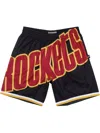 Mitchell & Ness Houston Rockets Shorts In Black