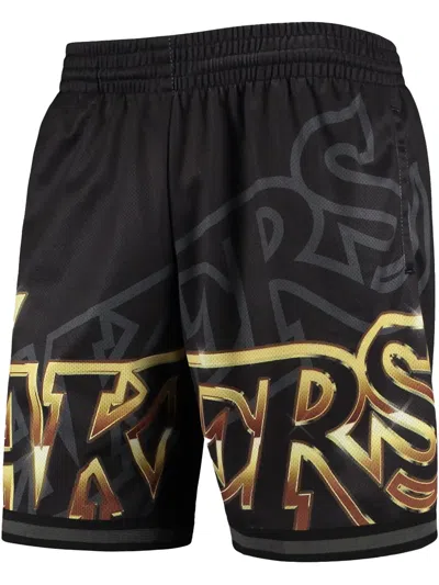 Mitchell & Ness Los Angeles Lakers Big Face 4.0 Shorts In Black