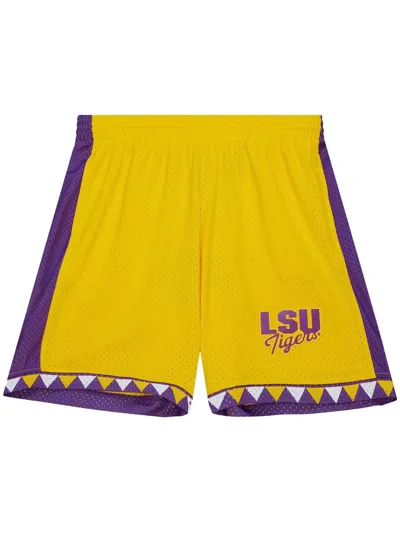 Mitchell & Ness Lsu Tigers 1999/00 Swingman Shorts In Yellow