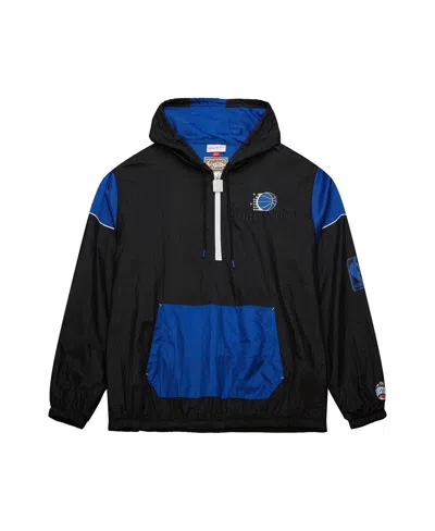 Mitchell & Ness Men's And Women's Black Orlando Magic Hardwood Classics Team Og 3.0 Anorak Half-zip Windbreaker Jack