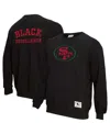 Mitchell & Ness Men's And Women's Black San Francisco 49ers Black Excellence Collection Icon Pullover Sweatshirt In Black