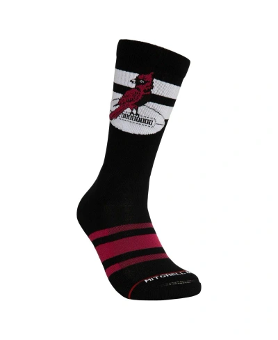 Mitchell & Ness Men's And Women's  Arizona Cardinals Lateral Crew Socks In Black,red