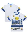 Mitchell & Ness Men's And Women's White Golden State Warriors Hardwood Classics Vintage Team Origins Premium T-shirt In White