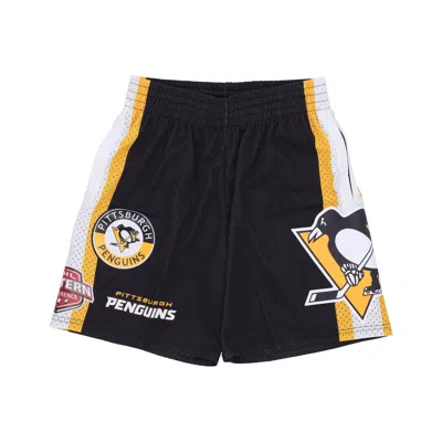 Mitchell & Ness Men's Basketball Shorts Nhl Hometown Mesh Short Pitpen Black
