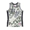 Mitchell & Ness Men's Basketball Tank Top Nba Alternate Jersey Hardwood Classics No 21 Tim Duncan 2013-14 Saaspu In Camo/original Team Colors