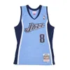 Mitchell & Ness Men's Basketball Tank Top Nba Alternate Jersey Hardwood Classics No 8 Deron Williams 2006-07 Utajaz In Original Team Colors