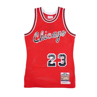 Mitchell & Ness Men's Basketball Tank Top Nba Authentic Jersey Hardwood Classics No 23 Michael Jordan 1984-85 Chibul In Red