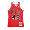 Mitchell & Ness Men's Basketball Tank Top Nba Authentic Jersey Hardwood Classics No 45 Michael Jordan 1994-95 Chibul In Red