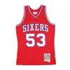 Mitchell & Ness Men's Basketball Tank Top Nba Dark Jersey Hardwood Classics No 53 Darryl Dawkins 1979-80 Phi76e In Original Team Colors