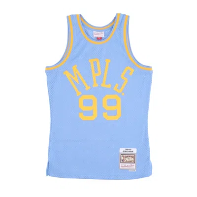 Mitchell & Ness Men's Basketball Tank Top Nba Dark Jersey Hardwood Classics No 99 George Mikan 1948-49 Minlak In Original Team Colors