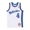 Mitchell & Ness Men's Basketball Tank Top Nba Home Jersey Hardwood Classics No 4 Chris Webber 1997-98 Waswiz In White/original Team Colors