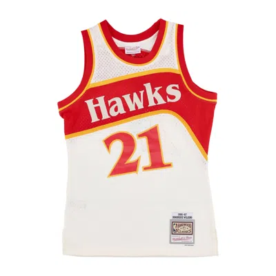 Mitchell & Ness Men's Basketball Tank Top Nba Off White Team Color Swingman Jersey Hardwood Classics 1986 No 21 Domi
