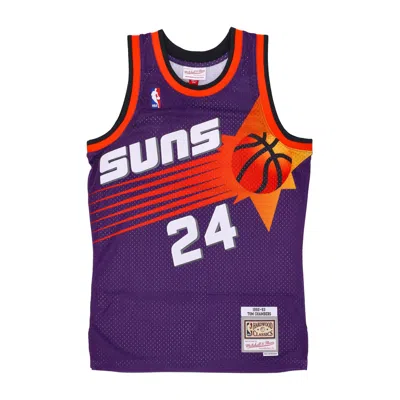 Mitchell & Ness Men's Basketball Tank Top Nba Road Jersey Hardwood Classics No 24 Tom Chambers 1992-93 Phosun Purple