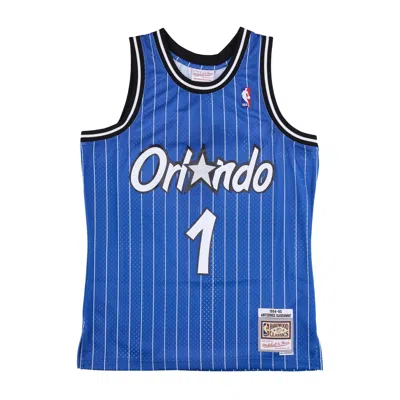Mitchell & Ness Men's Basketball Tank Top Nba Swingman Jersey Hardwood Classics No 1 Anfernee Hardaway 1994-95 Orlma In Original Team Colors