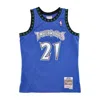 Mitchell & Ness Men's Basketball Tank Top Nba Swingman Jersey Hardwood Classics No 21 Kevin Garnett 2003-04 Mintim O In Original Team Colors