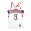 Mitchell & Ness Men's Basketball Tank Top Nba Swingman Jersey Hardwood Classics No 3 Allen Iverson 1996-97 Phi76e Ho In Original Team Colors