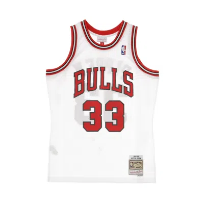 Mitchell & Ness Men's Basketball Tank Top Nba Swingman Jersey Hardwood Classics No 33 Scottie Pippen 1997-98 Chibul In Original Team Colors