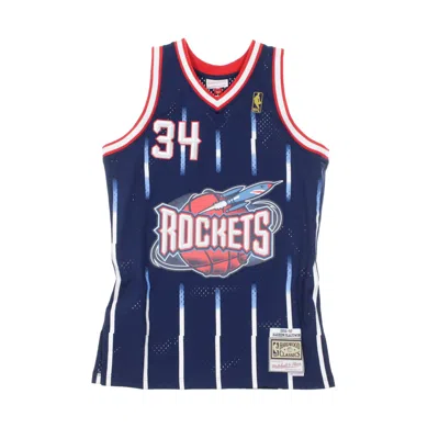 MITCHELL & NESS MEN'S BASKETBALL TANK TOP NBA SWINGMAN JERSEY HARDWOOD CLASSICS NO 34 HAKEEM OLAJUWON 1996-97 HOUROC
