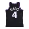 Mitchell & Ness Men's Basketball Tank Top Nba Swingman Jersey Hardwood Classics No 4 Chris Webber 2000-01 Sackin In Original Team Colors